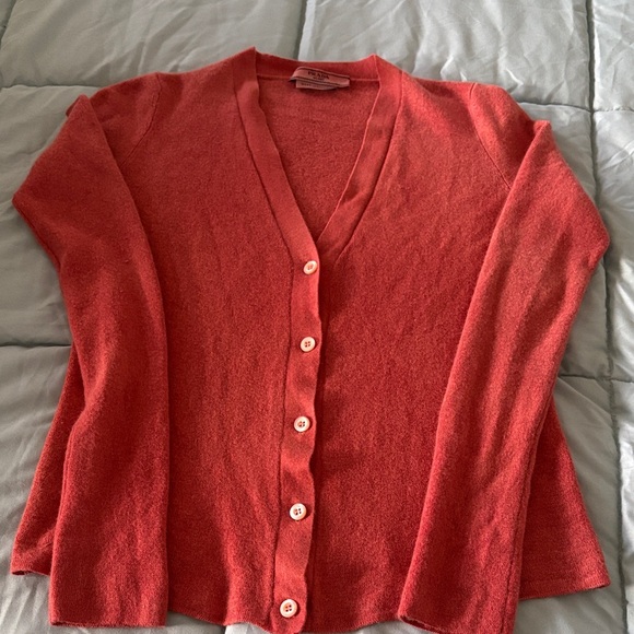 Prada 100% Cashmere V-Neck CardiganIT 44Made in Romania